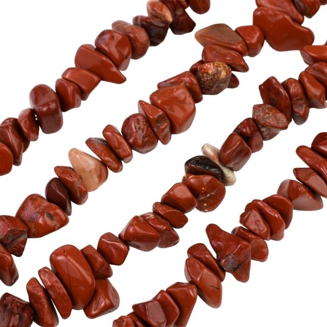 Natural Red Jasper Chip Beads 32” Jewelry Making 10 Strand CHIK-STRD-86691