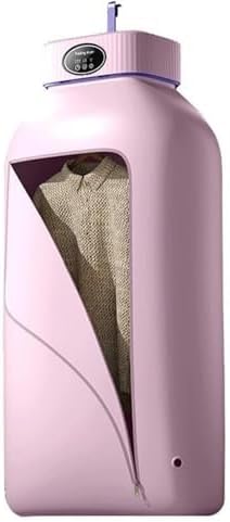 Portable Clothes Dryer Machine for Apartment RV Small Quiet Fast Drying Machine with Timer Hassle-Free Setup(Pink)