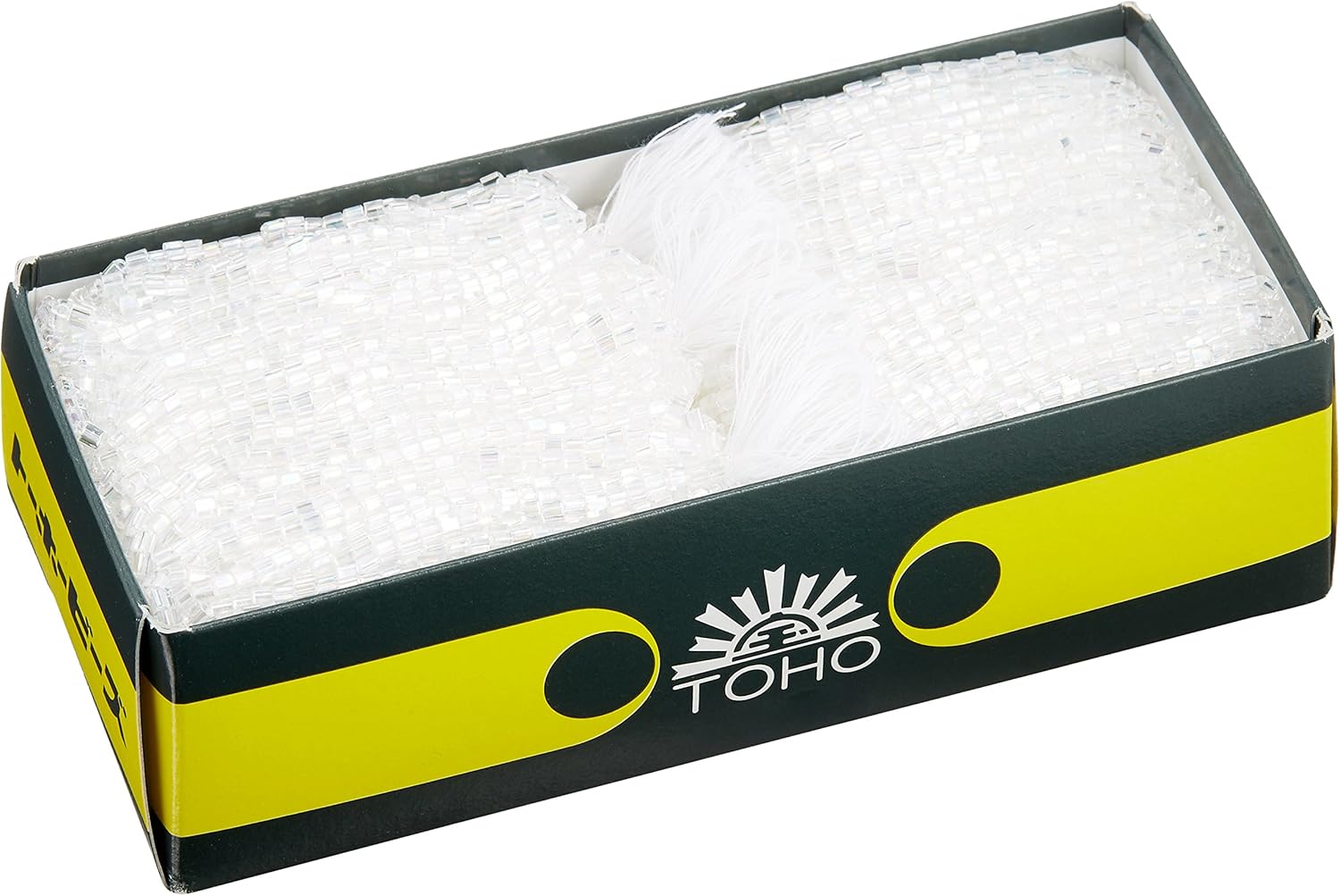 TOHO No.161 Triangular Beads, Large, 6 Bundles, Thread Threading Beads, Outer Diameter Approx. 0.1 inches (3 mm), 192.8 ft (60 m)