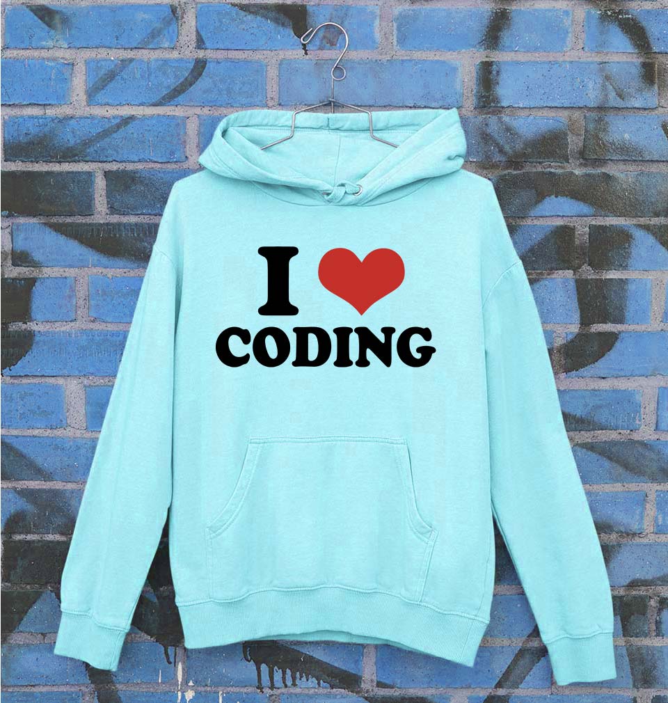 I LOVE CODING Hoodie for Men/Women