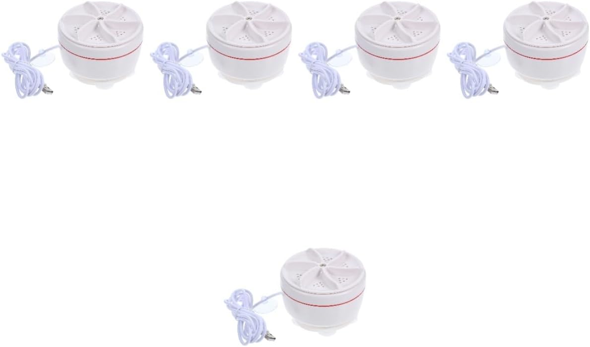 5pcs Travel Laundry Wash Tub Socks Washing Machine Material Turbine Washer