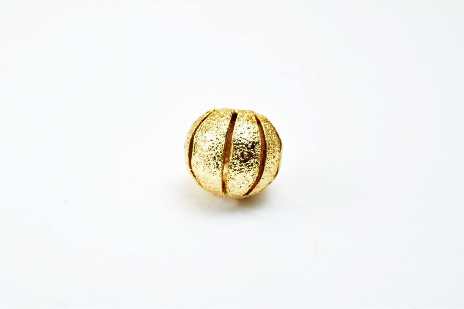 Beaded Jewelry 8mm /7x9mm Gold Filled EP Beads Diamond Cut Round Ball/Roundel Bead GF3333/GF3340 Gold Filled 18K