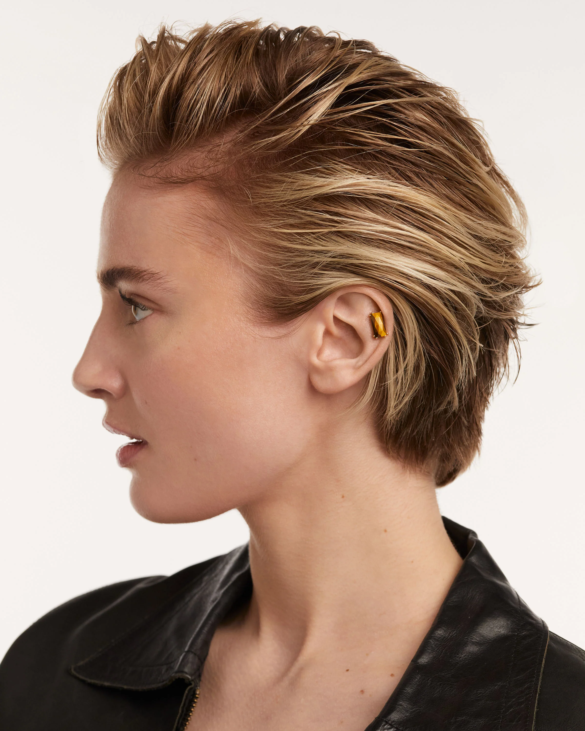 Maiko Tiger Eye Single Earring