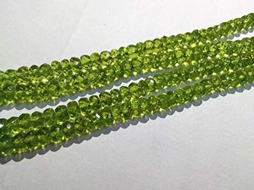 Natural Perit 5 to 5.5mm Faceted rondelle Beads,Perit Loose Beads Strand 14 Inches Code-HIGH-61454