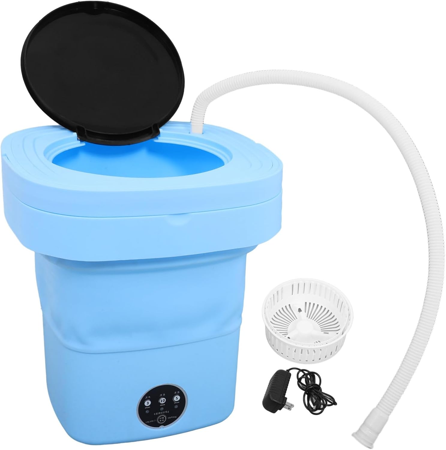 Collapsible Washing Bin Mini Washer Machine off Foldable Washing Machine Compact for Travel