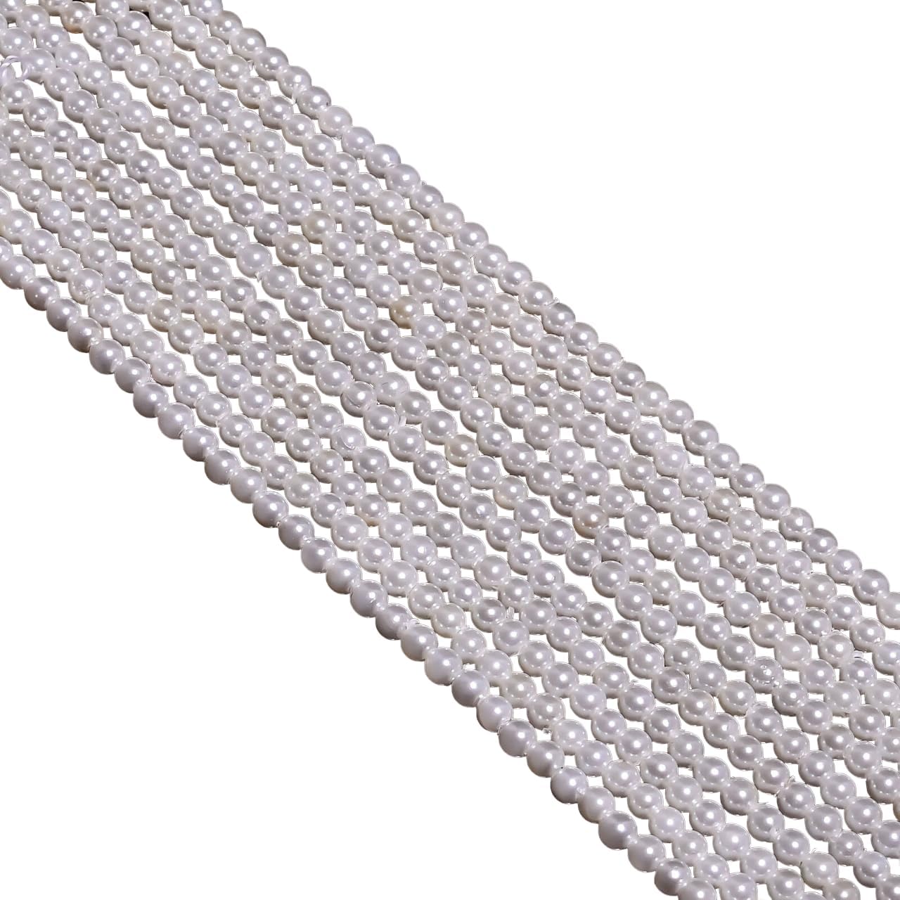 Fresh Water Coated Pearl Gemstone Round Smooth Beads 2X2 mm 50 Strand 13