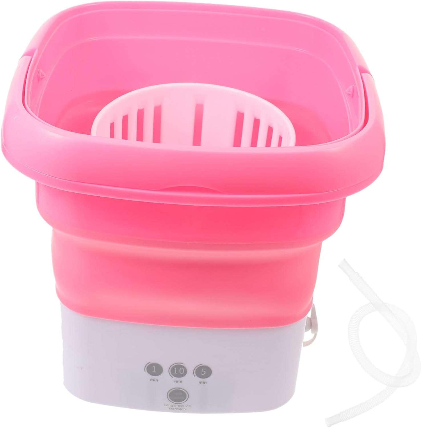 NOLITOY Portable Mini Washing Machine Foldable Compact Automatic Washer with Timer Touchscreen for Travel Camping Apartment Use Lightweight Multifunctional Small Washer for Underwear Socks