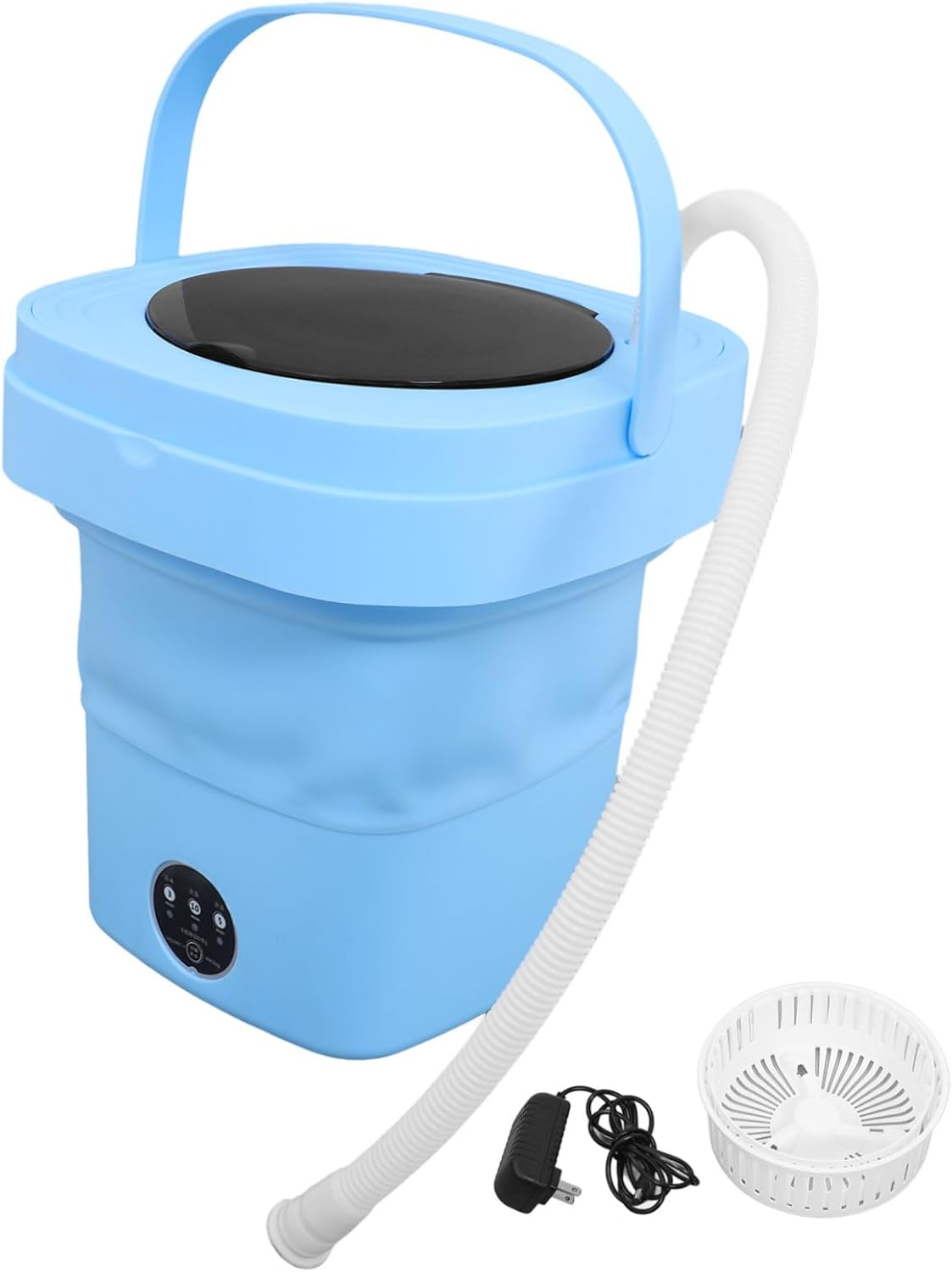 Mini Washing Machine Folding Washer Functions Touchscreen Control Compact Laundry for Dorm Home