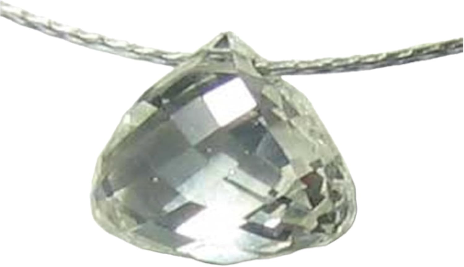 0.24cts Natural White Diamond Tabiz Briolette Bead 10617D for Jewelry Making