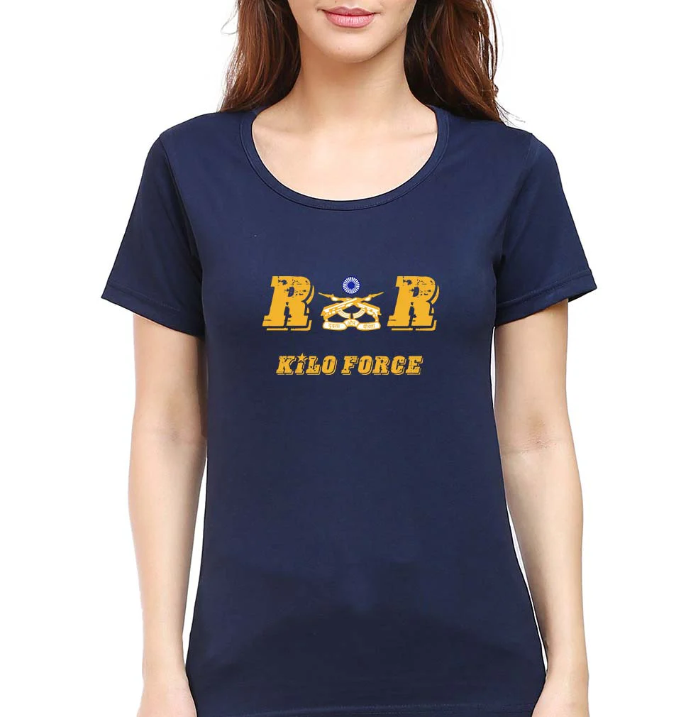 Rashtriya rifles Army T-Shirt for Women