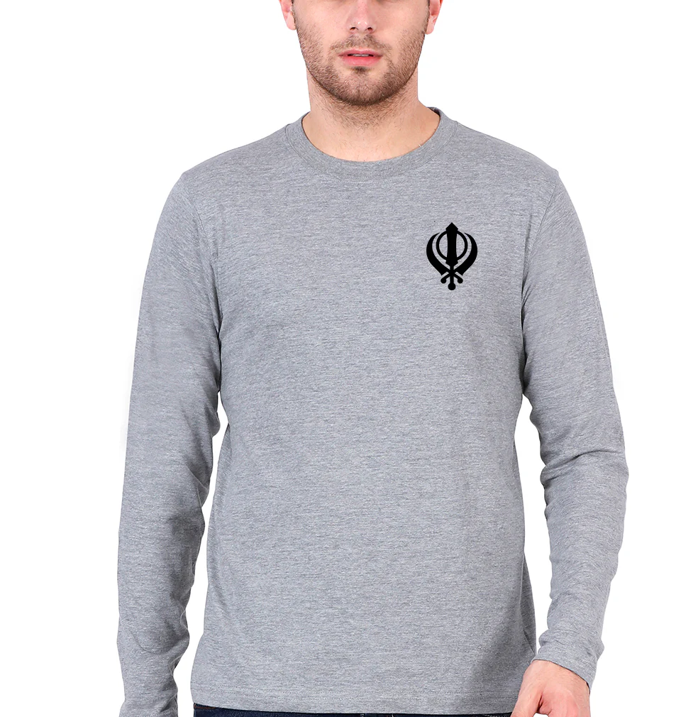 sikh Full Sleeves T-Shirt for Men
