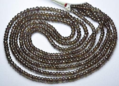 14 inch Strand Natural Change Garnet 4-5 mm rondelle Faceted Beads for Jewelry - 14 inch Strand,Natural Madagascar Color changh Garnet Faceted rondells,4-5mm Size