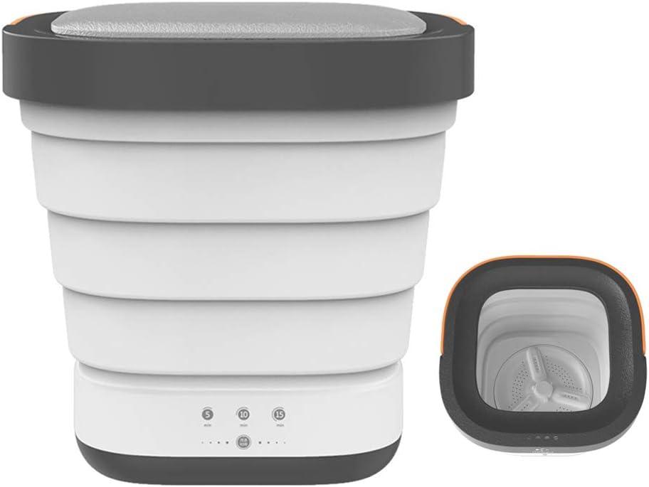 SYTH Portable Washing Machine,Foldable Mini Compact Electric Laundry Cleaning Machine, for Dormitory, Apartment, Rv, Camping
