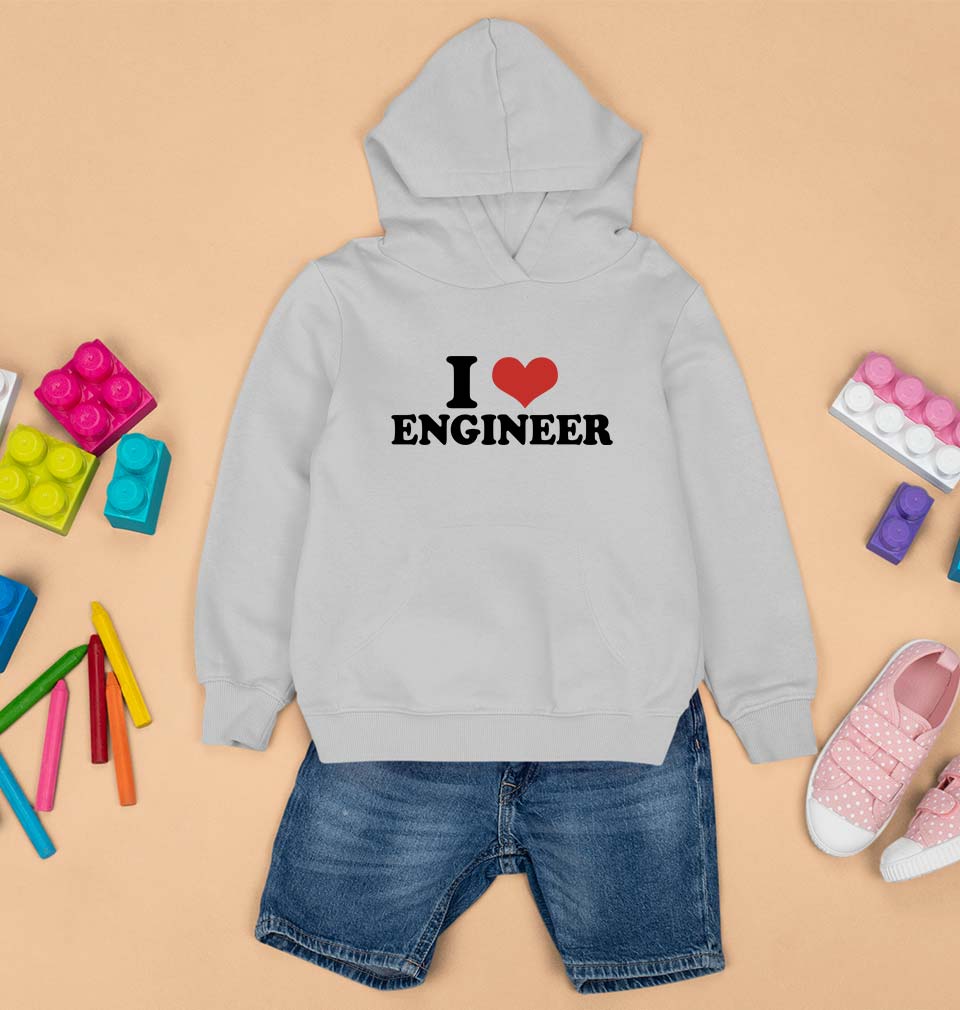 I LOVE ENGINEER Hoodie for Boy/Girl