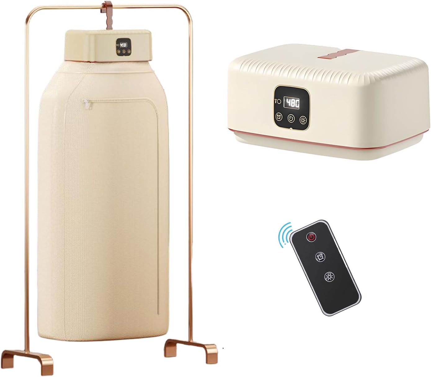 Portable dryer - suitable for apartments, RVs, travel, and dormitories, mini/compact dryer with adjustable timer, quiet and fast, worry free settings, 600W