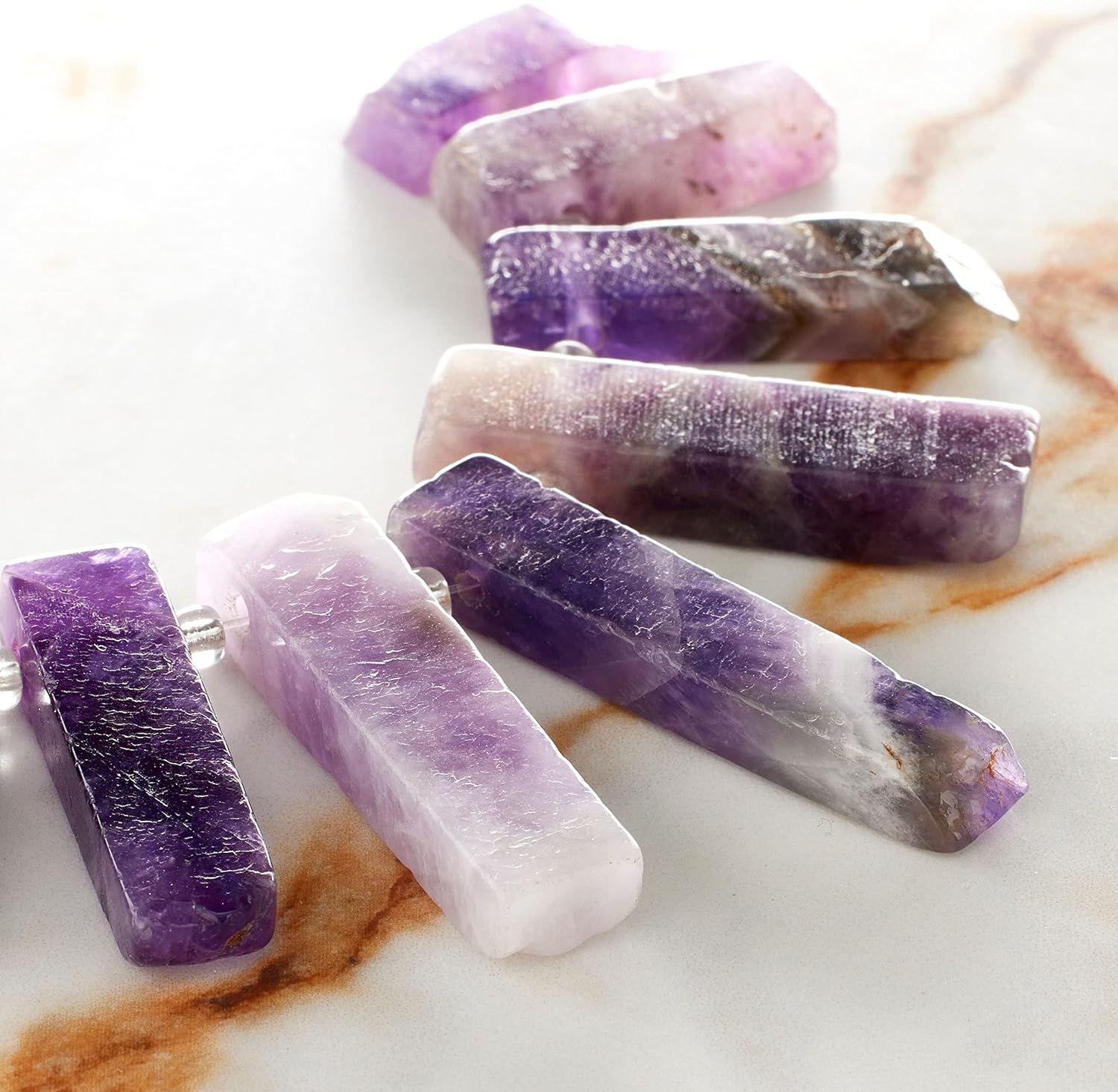 Bead Landing Sedona Amethyst Stick Beads, 25mm, 12 Pack