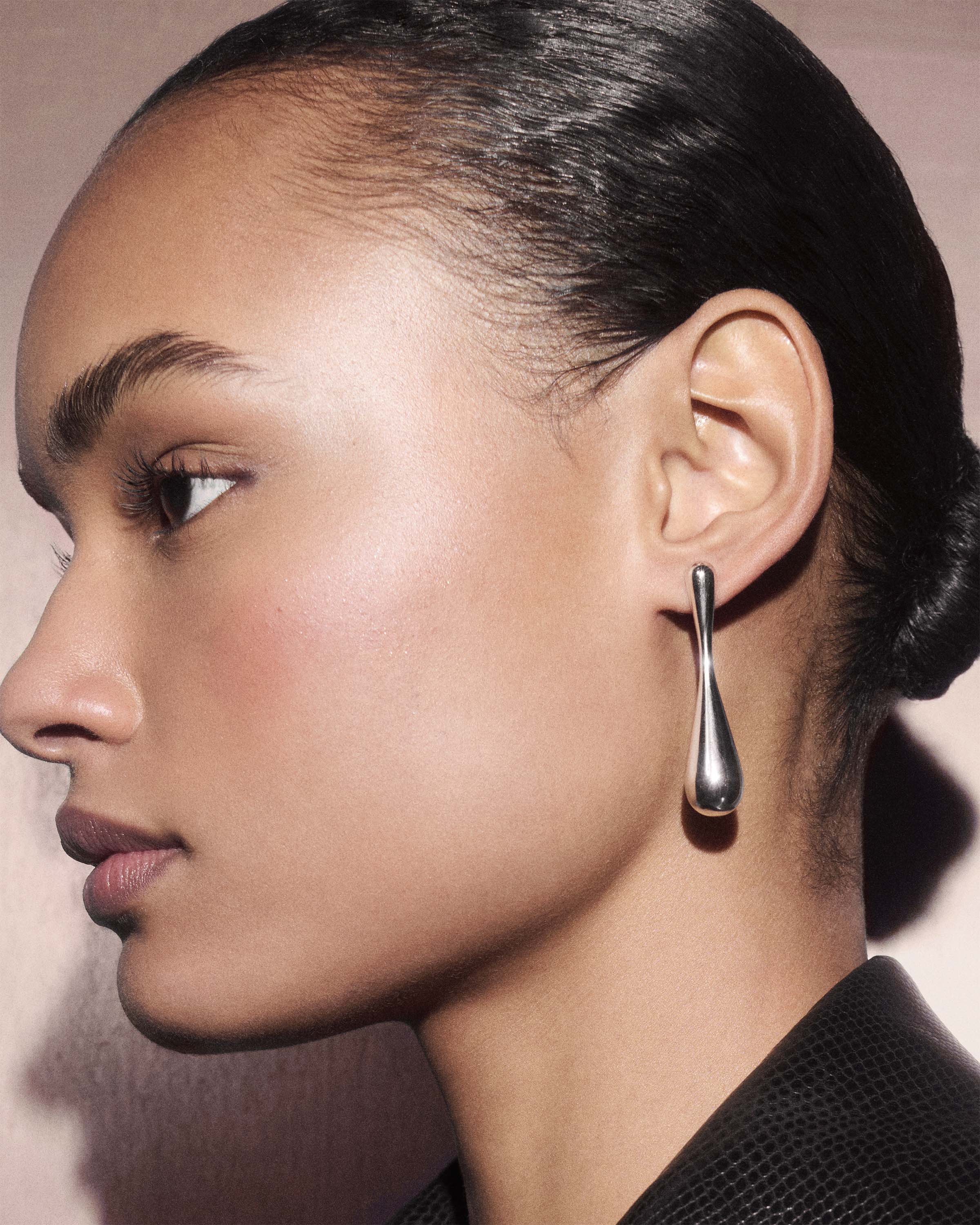 Glacier silver earrings