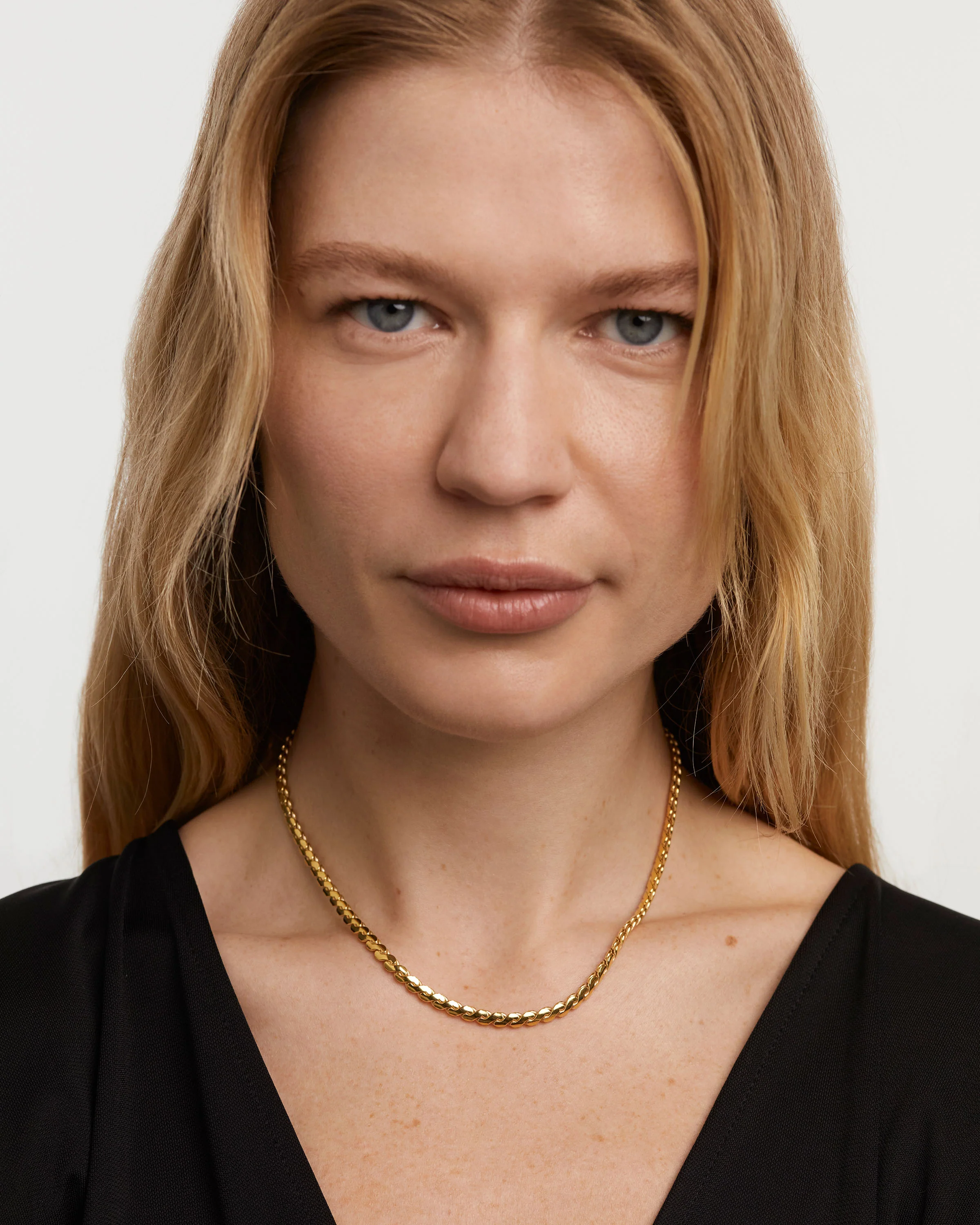 Large Serpentine Chain Necklace