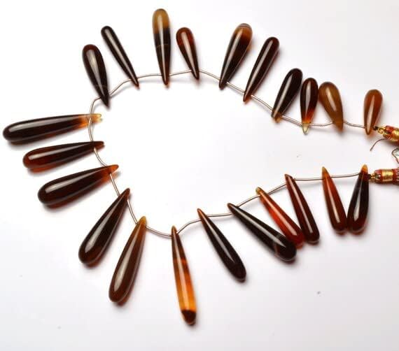 Beads Gemstone 1 Strand Natural 12 Inch Long Strand,Superb CHALCENY Smooth Big Drops Shape Beads Briolettes 28 to 45 MM Code-HIGH-28881