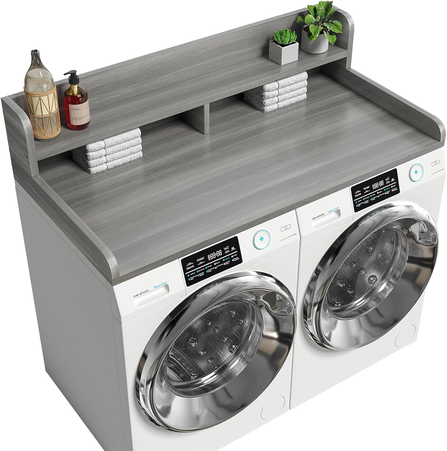 2-Tier Washer Dryer Countertop with 2.75