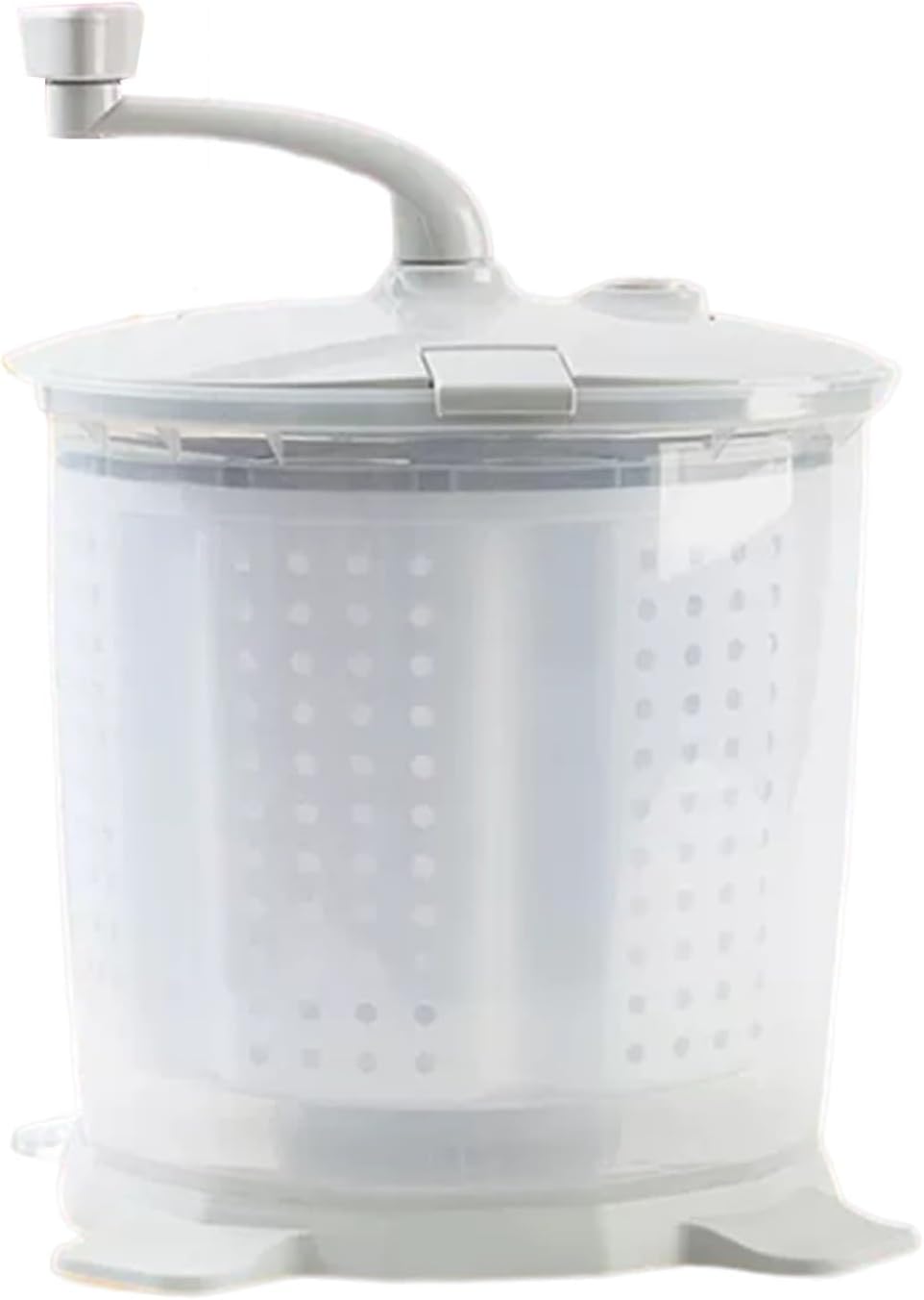 Travel Washing Machine Spinner Small Clothes Washer Non Electric Outdoor Camping Washer Portable Capacity 0.66gal with Detachable Dehydration Basket