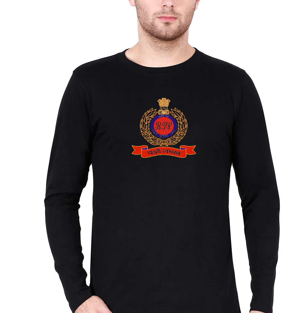 Railway Protection Force (RPF) Full Sleeves T-Shirt for Men