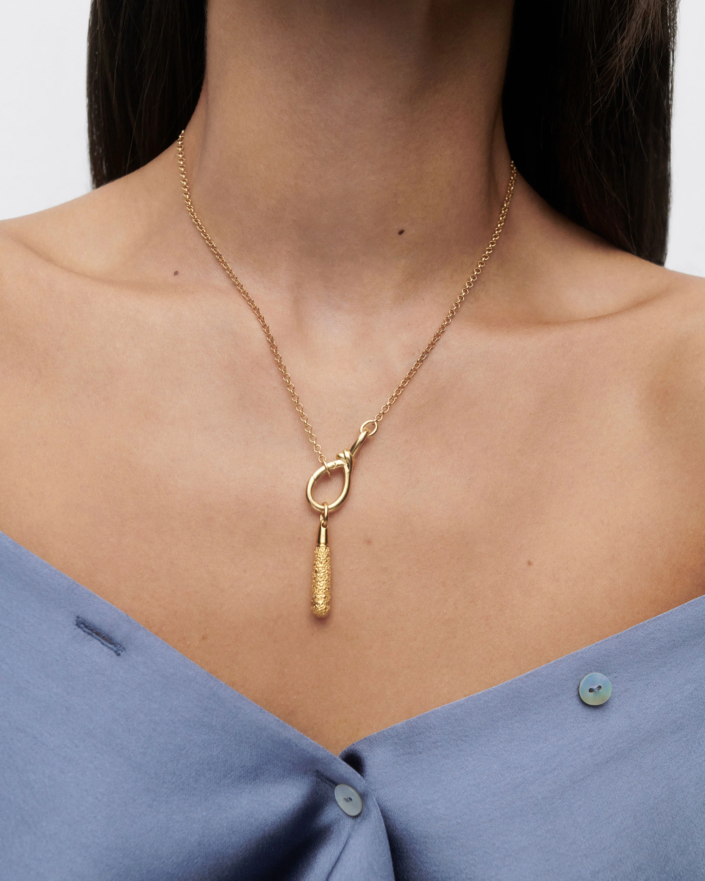 Popcorn large Drop pendant