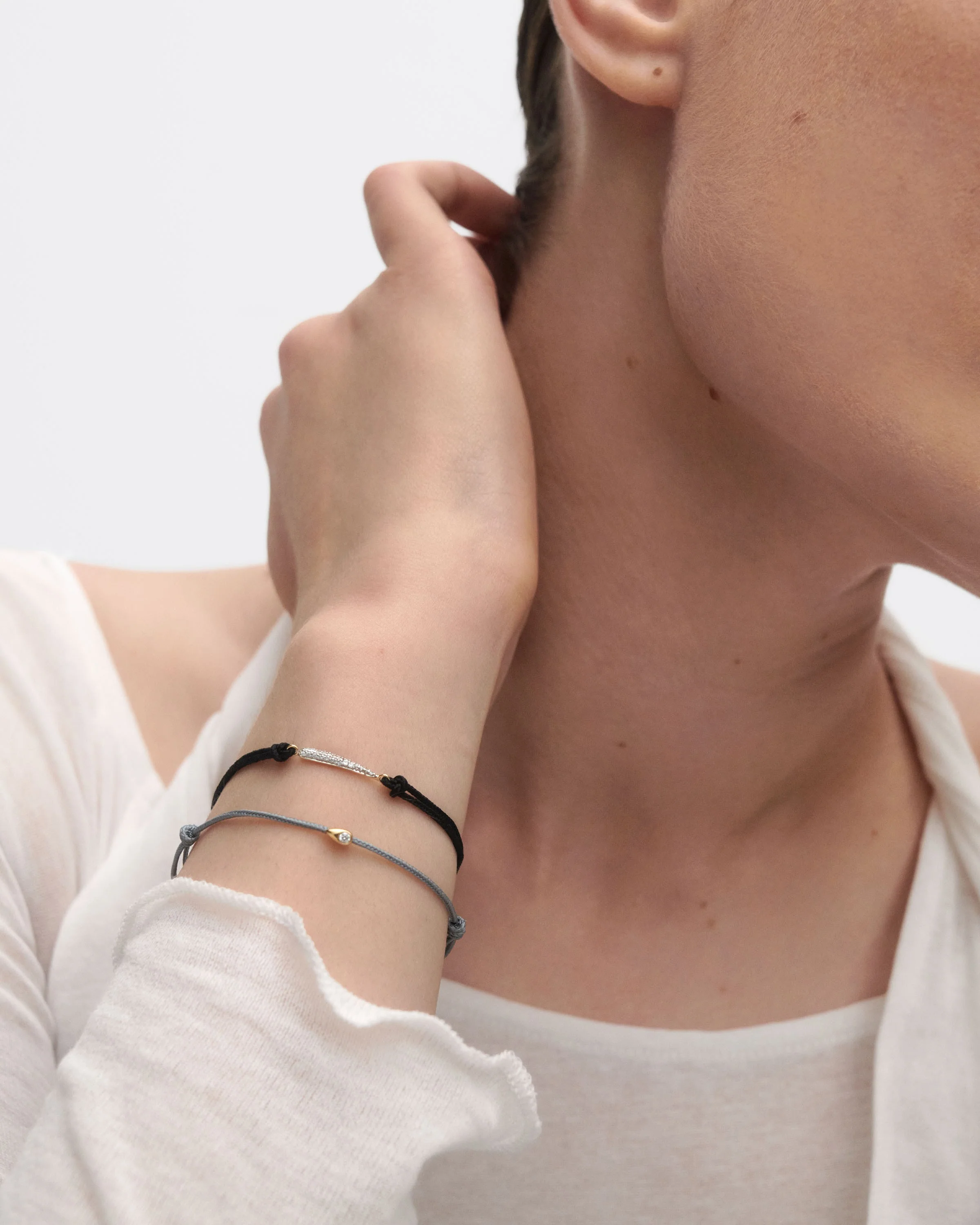 Lia Diamond cord bracelet
