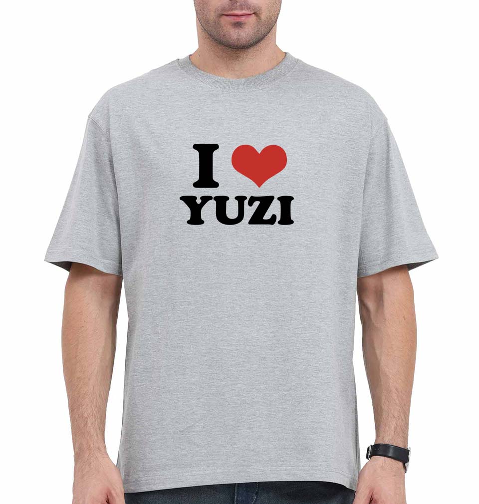 I LOVE YUZI Oversized T-Shirt for Men