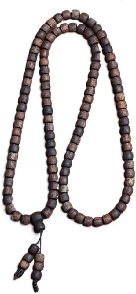 Agarwood 6mm Natural Vietnam White chess nan agarwood Bracelets Buddhist Prayer Beads