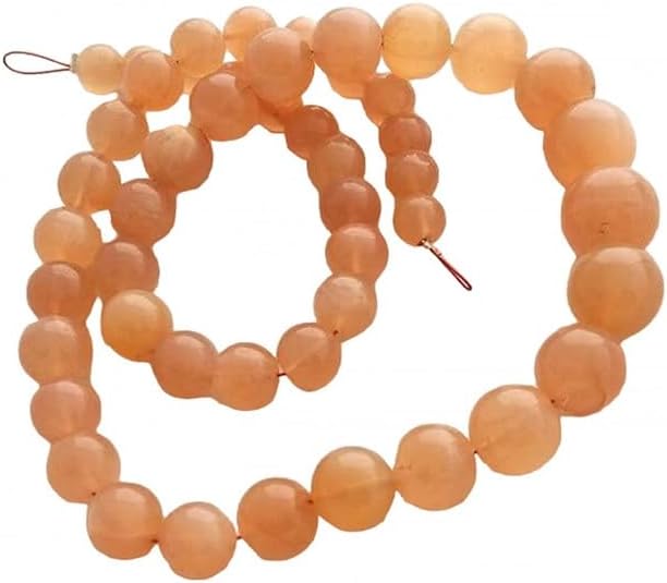 Natural Peach Moonstone Smooth Beads,Round & Balls Beads Size 5-10 mm, 14