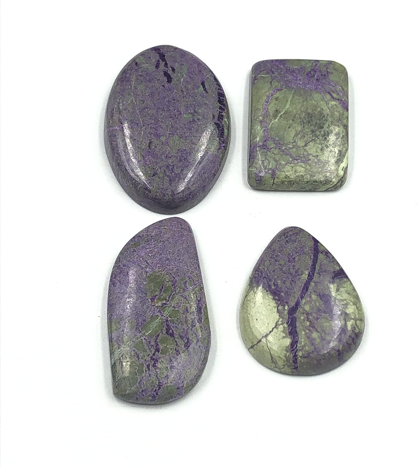 Natural STICHTITE Gemstone Loose Cabochon Lot For Jewelry Making, Loose Gemstone For Ring, Earring & Pendant Necklace, Jewelry Making Cabochons, Healing Gemstones