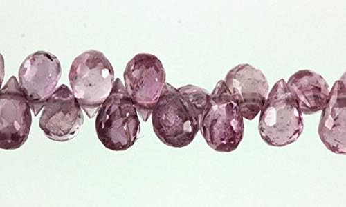 Pink Sapphire, Faceted Teardrop Briolette Natural Genuine, 2mm to 3mm x 3.4 to 5mm 15 pcs Code-HIGH-61216