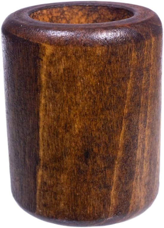 West Coast Paracord Dark Wood Bead Cylinder – Jewelry, Projects, and Decoration – 1 1/8-Inch