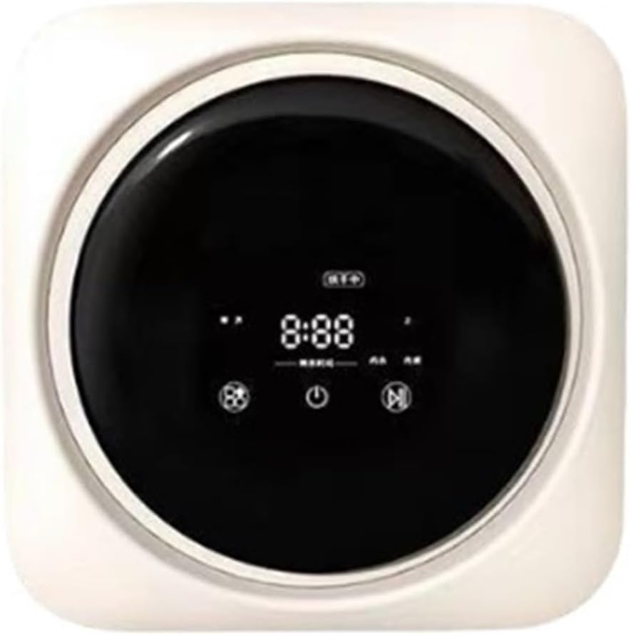 Portable 2-in-1 Washer Dryer Combo, 3.5L Mini Washing Machine with LCD Touch Panel & Stainless Steel Drum, for Underwear/Socks, Wall Mount or Tabletop Use(Desktop)