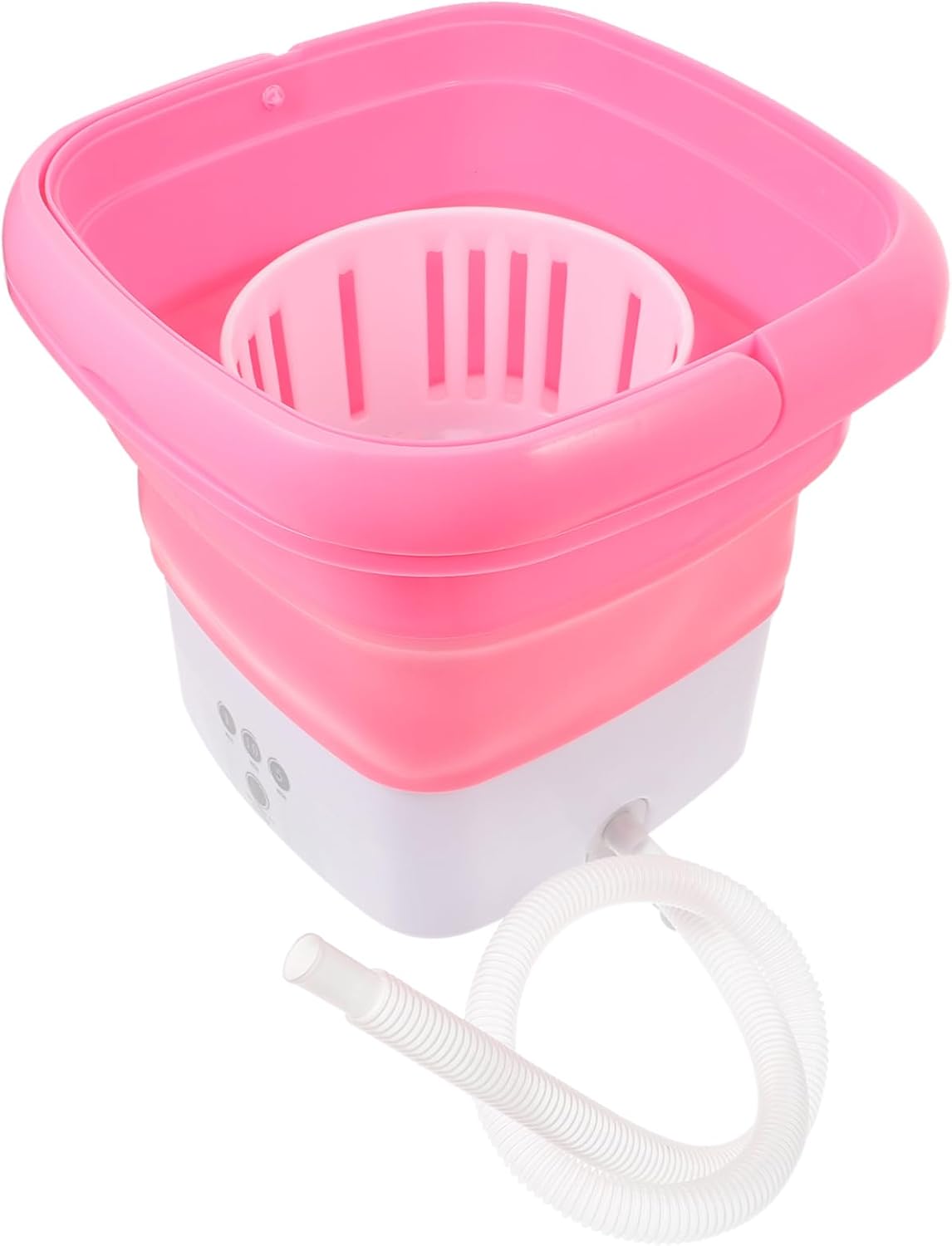 Uonlytech Portable Mini Washing Machine Foldable Laundry Washer for Travel Camping Apartment Timer and Touch Screen Us Plug