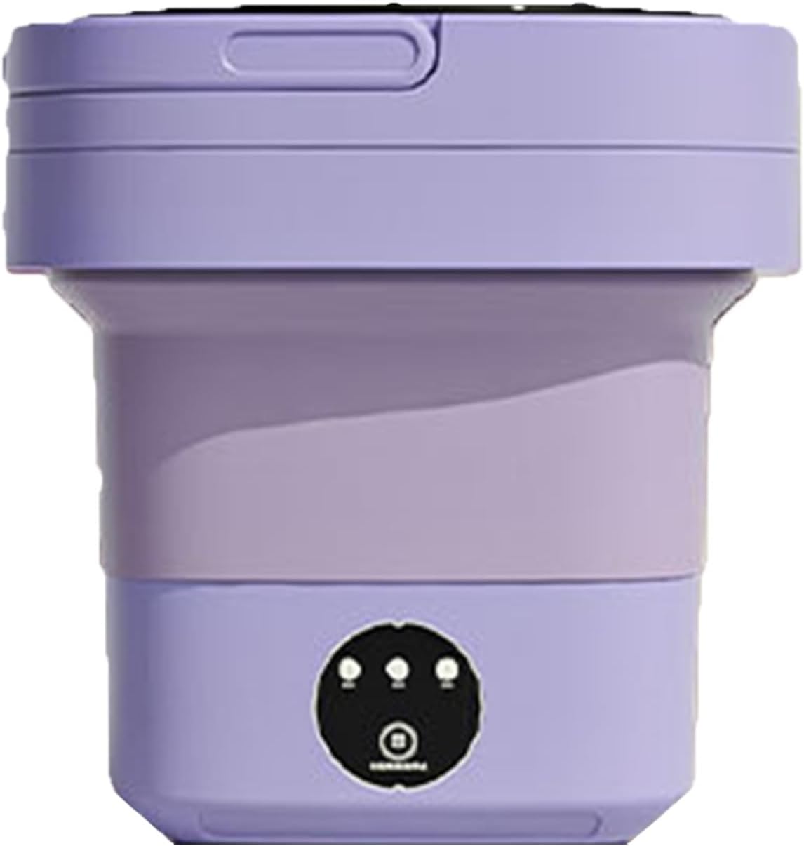 WHYATT Mini Washing Machine, Mini Washing Machine Foldable, for Socks,Underwear Or Small Items (Color : Purple)
