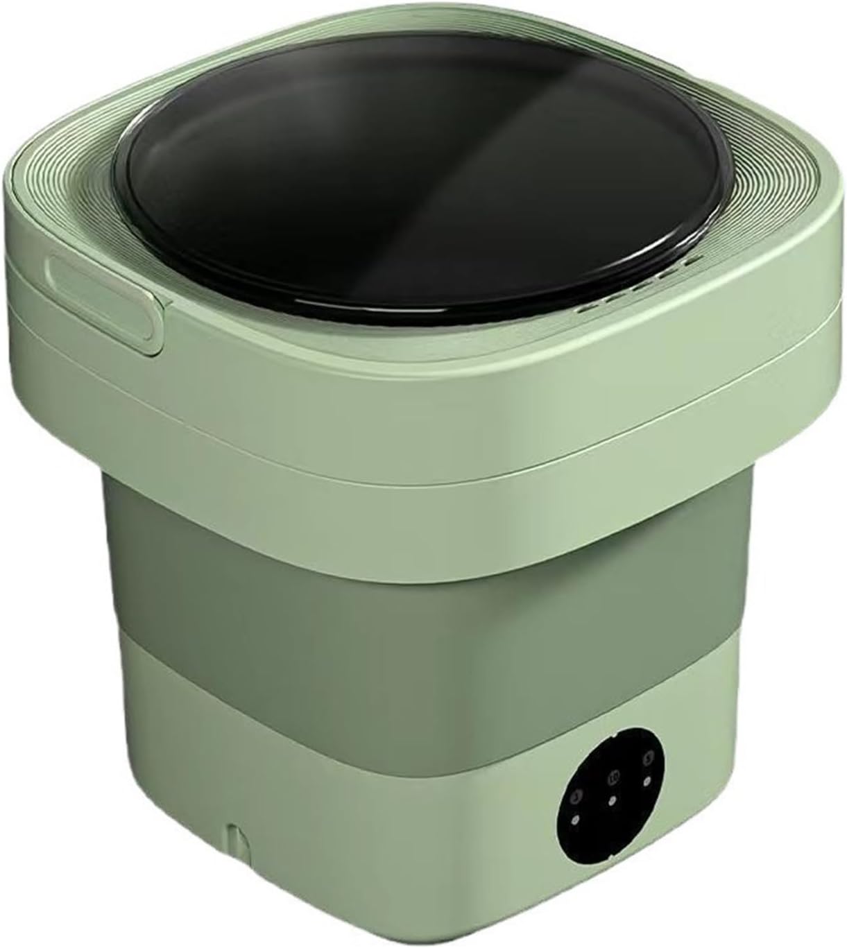 Compact Laundry. Foldable Mini Washing Machine Portable Mini Socks Underwear Panties Washing Machine Big Capacity Models With Spinning .Portable