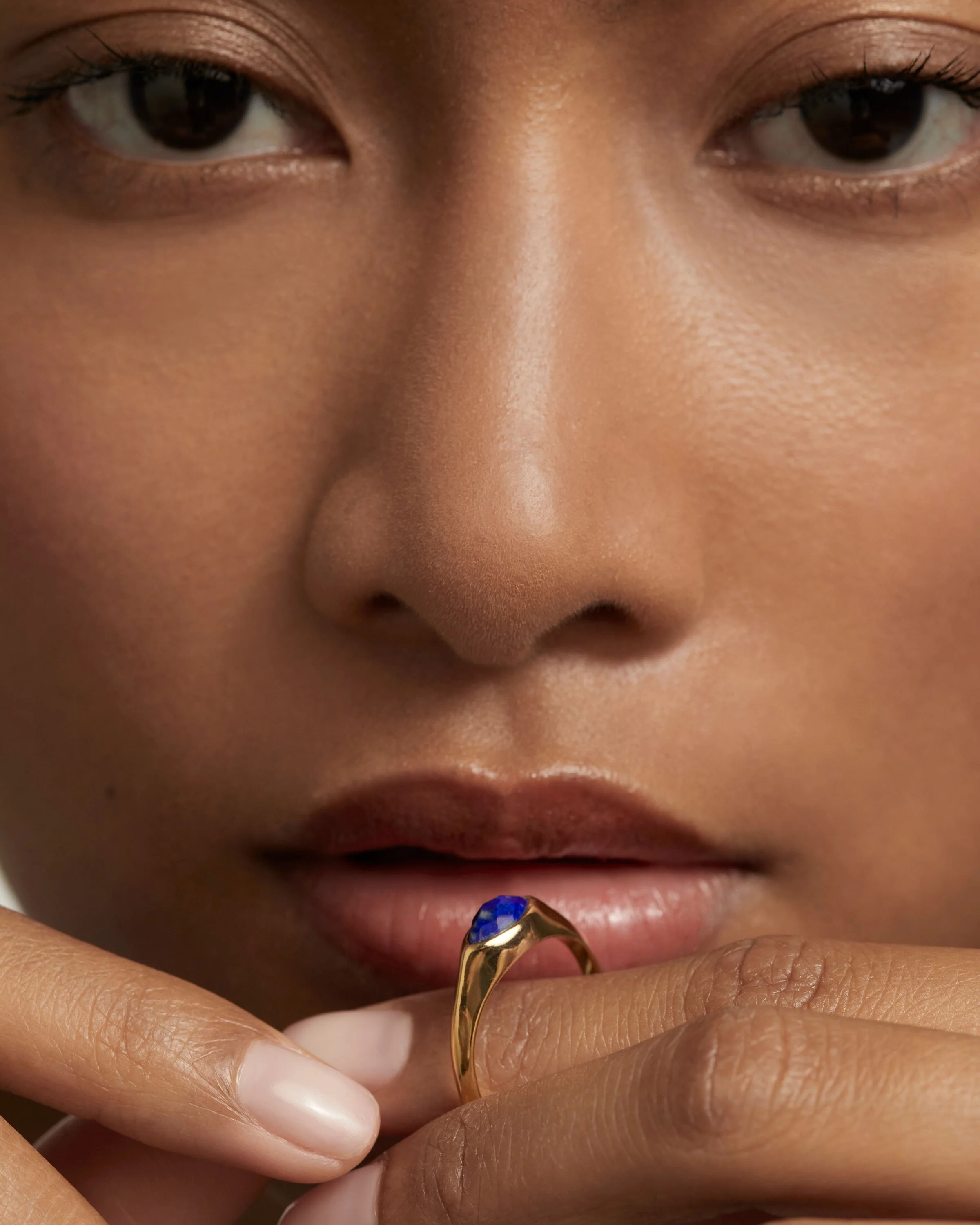 Lapis Lazuli Nomad Stamp Ring