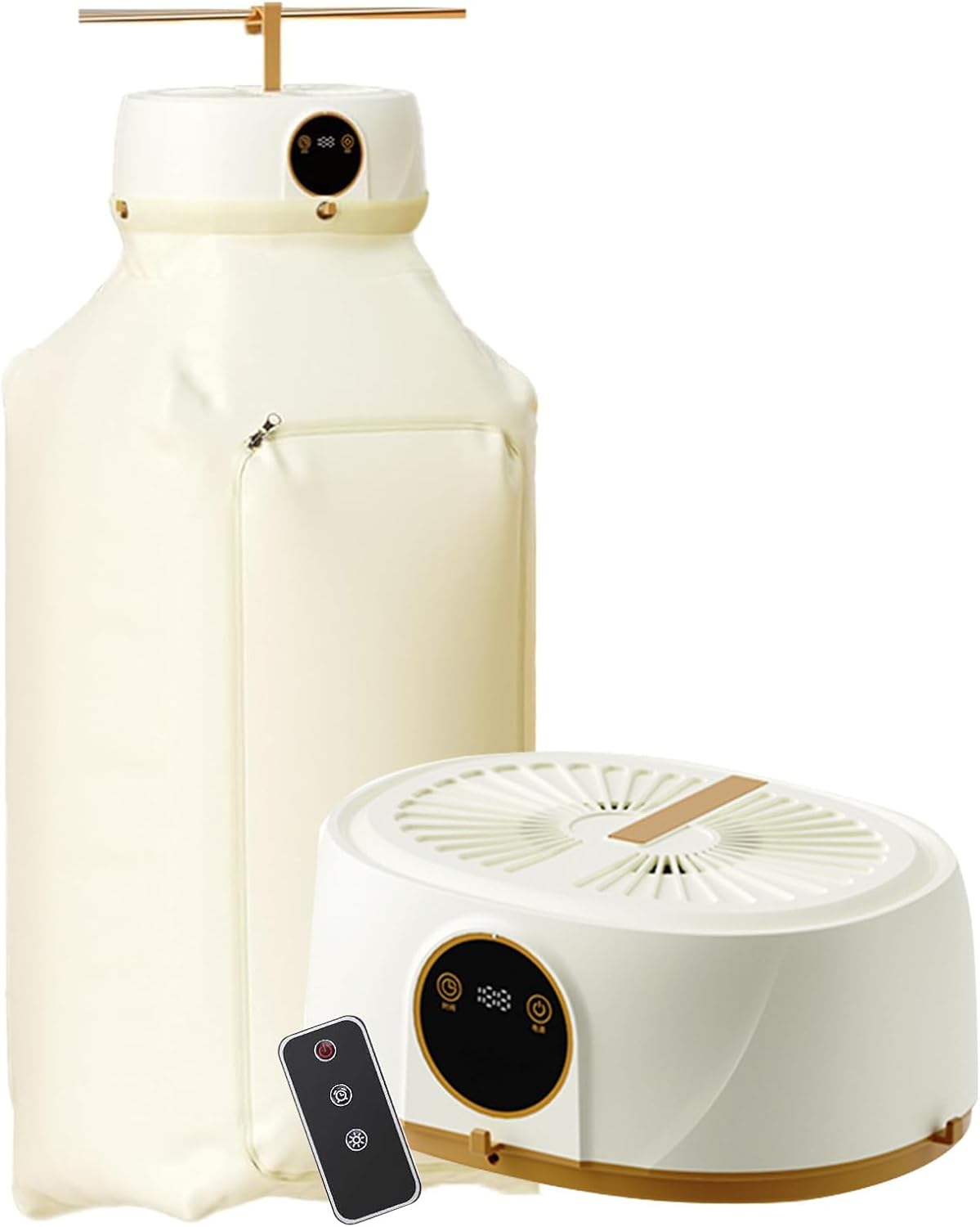 Portable Clothes Dryer,Mini Laundry Dryers With Remote Control,Garment Steamer & Folding System,Small Quiet Fast-Drying Machine For Apartment, Rv, Travel (1PC)