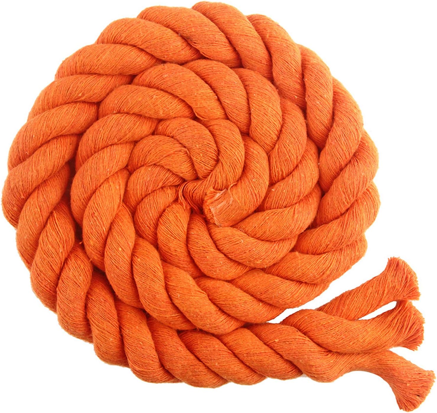 Cotton String Ball, Elastic Cord, Thread Beading String,Macrame Cord 20mm x 10m/20m/30m,3-Strand Twisted Soft Colored Macrame Cotton Rope,Basket Rope Thick String Cord for Wall Hanging, Knotting, DIY