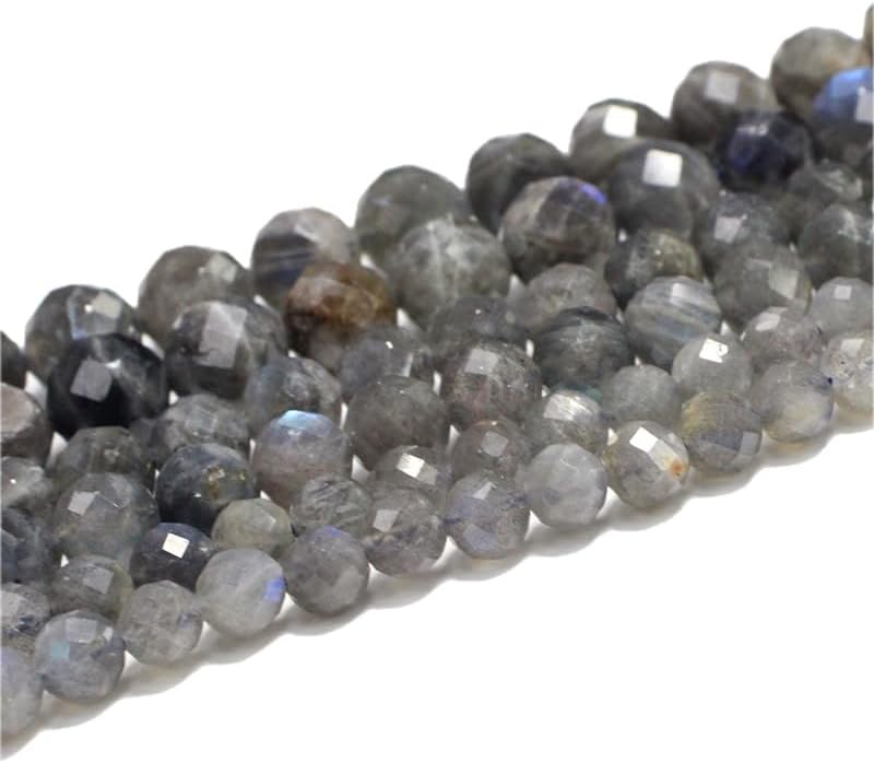 A A A High Faceted Round Citrine, Tourmaline, Labradorite, Apatite, Amethyst Beads for DIY Jewelry Making - Bracelet and Necklace Supplies, 2-10MM - (Color: Labradorite/Size: 10mm About 36Pcs)
