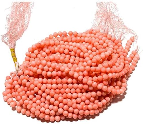 10 Strands Wholesale Pink Coral Beads, Coral Round Beads, 6mm Round Beads, Pink Coral Necklace, 15 Inch Each
