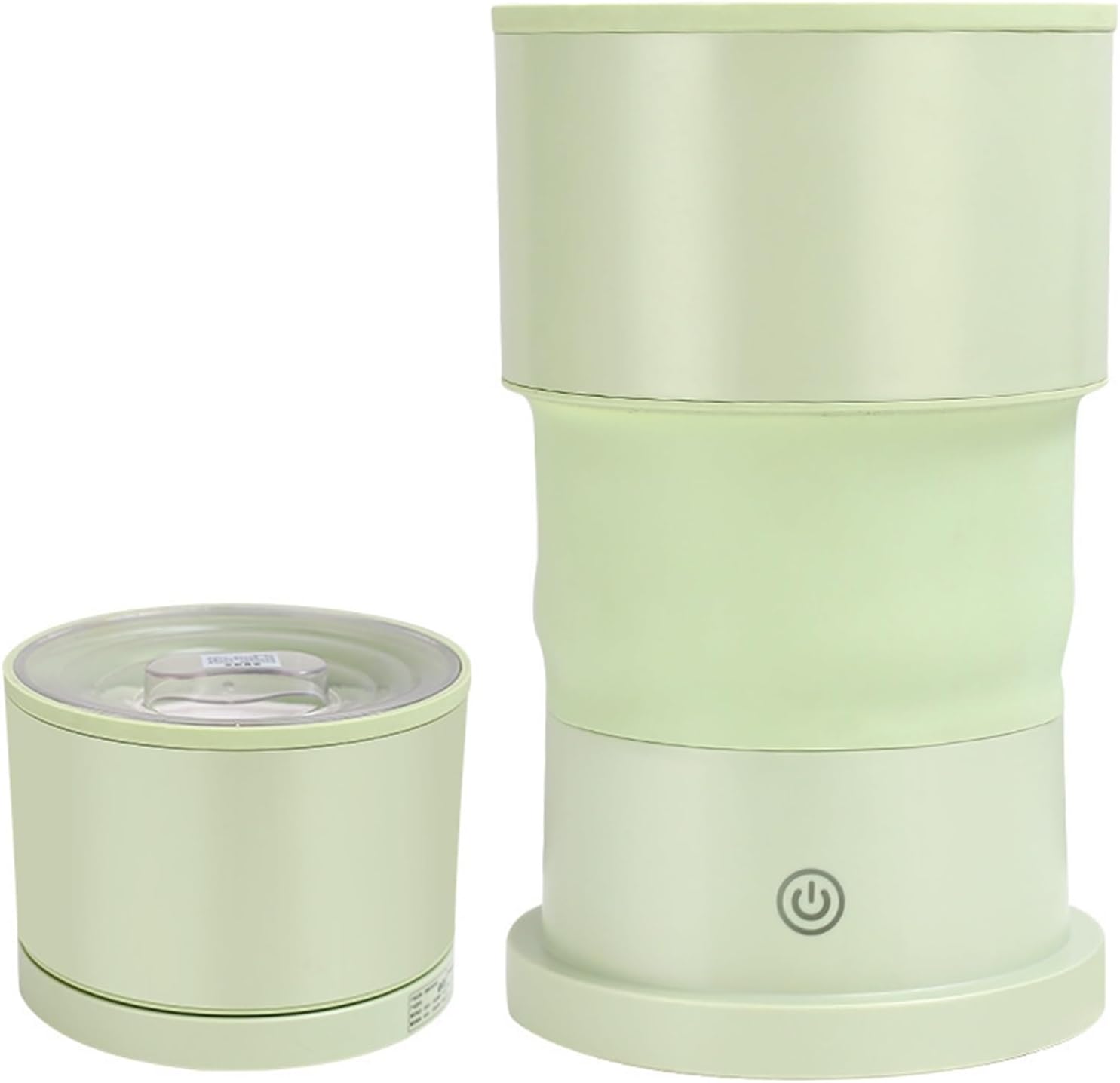 Mini Portable Washing Machine Folding Washing Machine Bucket Washer for Clothes Laundry Collapsible Washing Machine Underwear Washing Machine for Camping, RV, Travel, Small Spaces ( Color : Green )