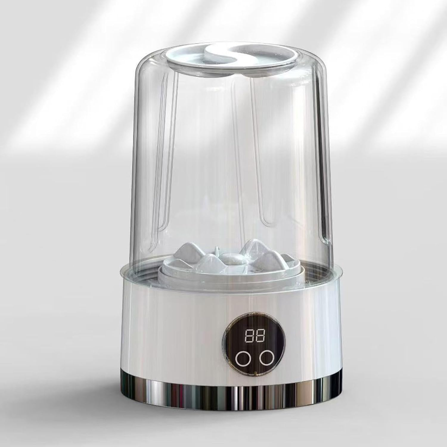 2025 Upgraded Mini Washing Machine, Underwear Washer, Portable Rechargeable Cordless Mini Washing Machine, Laundry Cup for Bra, Underwear, socks, Clothes and Camping RV Travel (White)