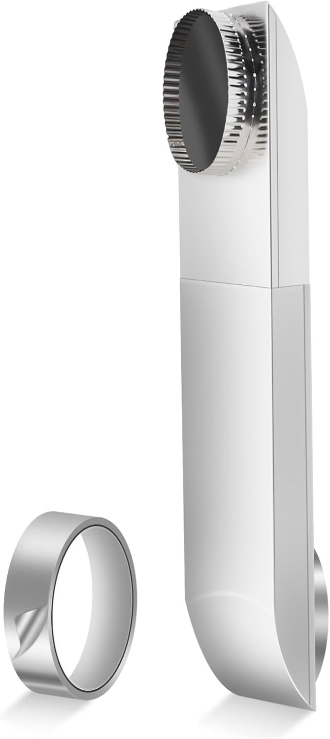 OEM Upgraded 21-38 in Adjustable Periscope Dryer Vent,Telescoping Dryer Vent Kit, Fit for all 4in Dryer Vent Outlet,for tight space square duct dryer vent pipe, stainless steel Dryer Vent