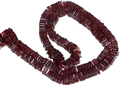 Garnet Heishi Spacer Beads, 4mm Each, 16 Inches Full Strand