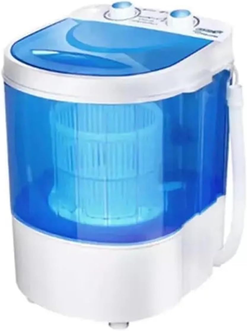 Compact Laundry. Mini Washing Machine Household Semi-automatic Single Barrel Washing And Stripping Integrated Portable .Portable