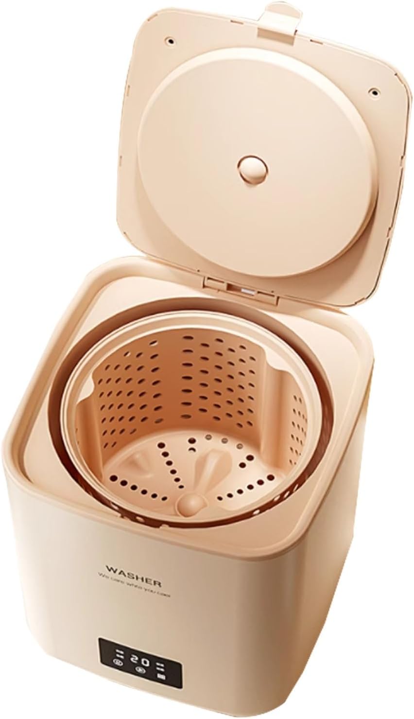 7L Portable Washing Machine, Compact Washing Machine for Underwear, Baby Clothes, Or Small Items, Easy to Carry and Store