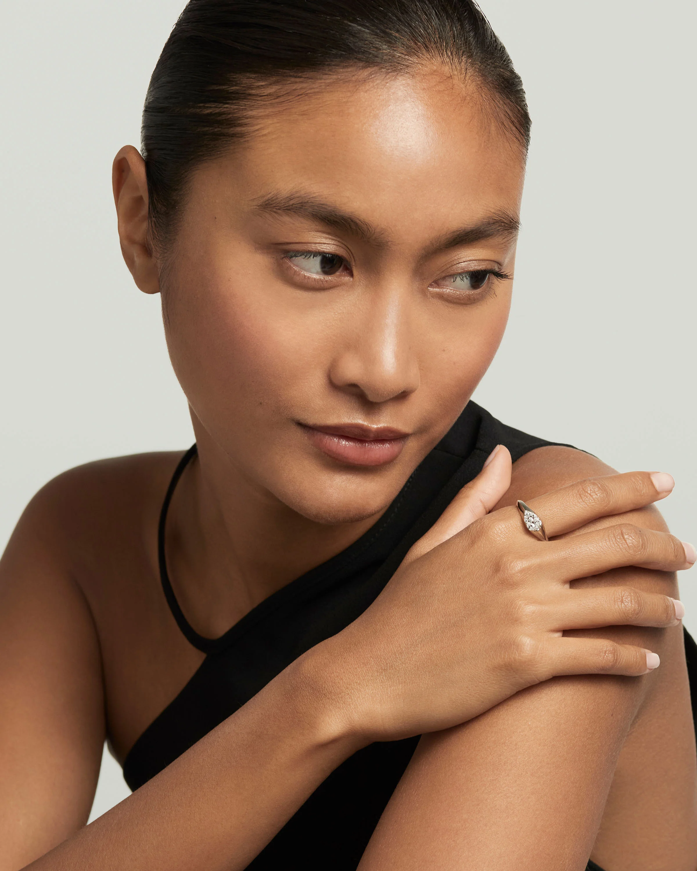 Vanilla Stamp Silver Ring